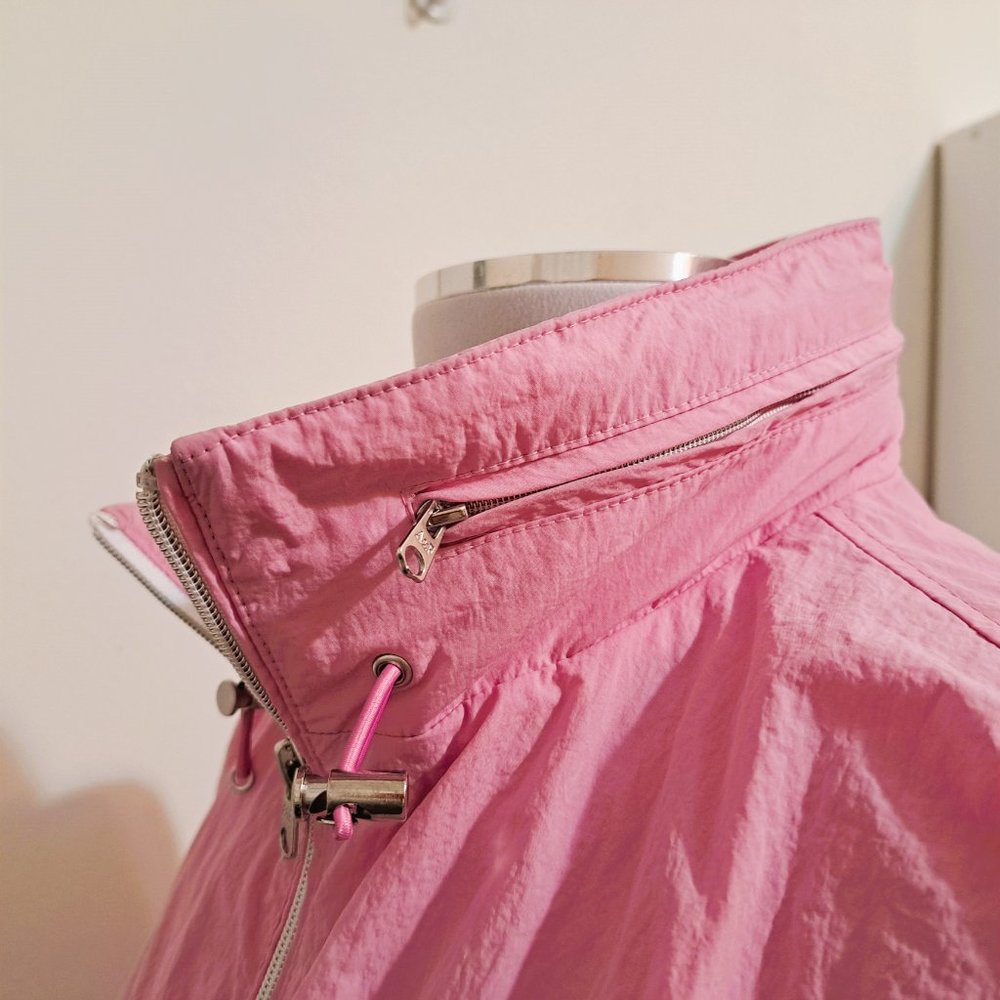 Abercrombie & Fitch Hood jacket Hands Pockets Pink Color Size S - Picture 7 of 9